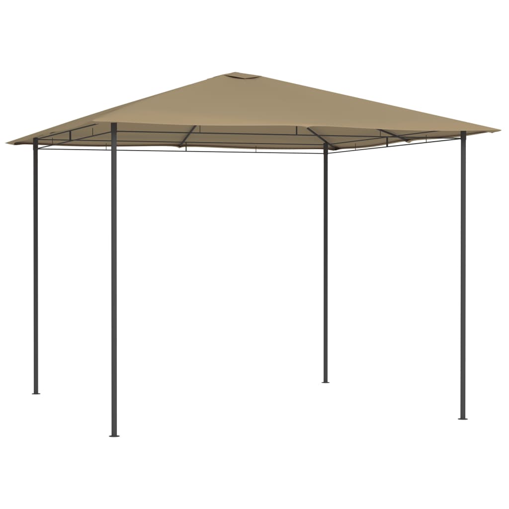 Vidaxl Arbor 160 g m² 3x3x2.6 m taupe