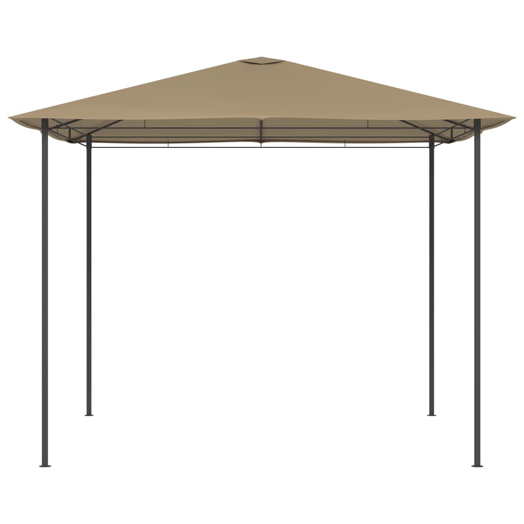 Vidaxl Arbor 160 g m² 3x3x2.6 m taupe