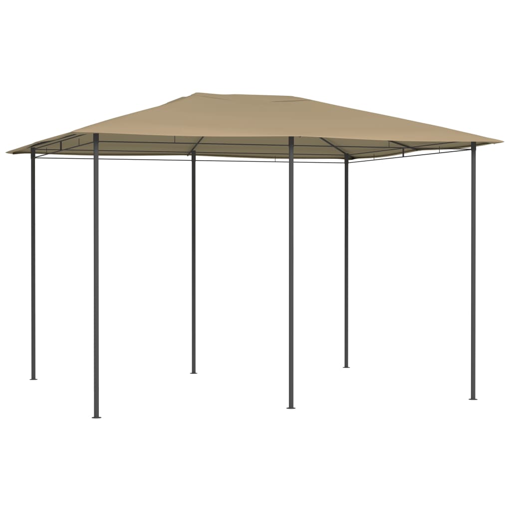 Vidaxl Arbor 160 g m² 3x4x2.6 m taupe