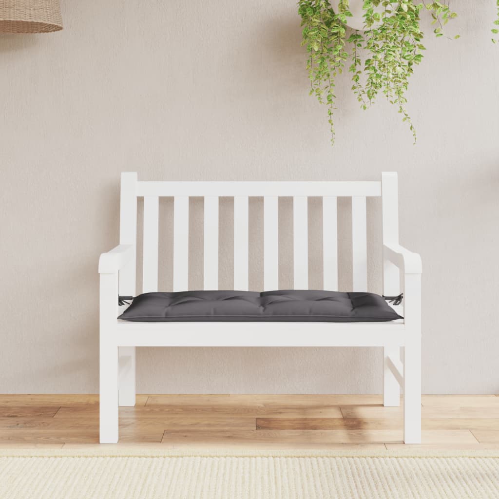 VIDAXL Garden Bench blazina 100x50x7 cm Oxford tkanina antracit -Racite