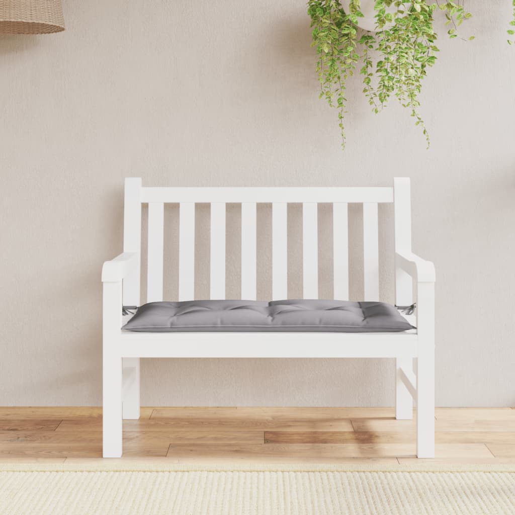 Vidaxl Garden Bench Cushion 100x50x7 CM Oxford Fabric Gray