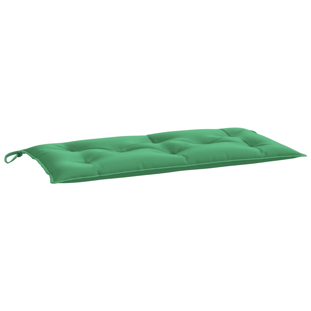 Vidaxl jardin banc coussin 100x50x7 cm oxford tissu vert