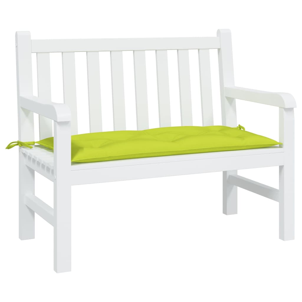 Vidaxl Garden Bench Cushion 100x50x7 CM Oxford Stoff Clear Green