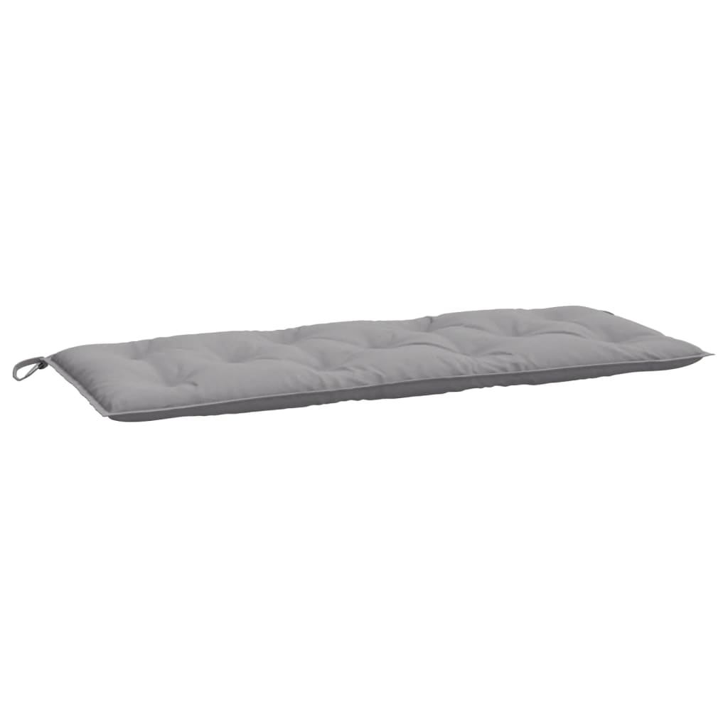 Vidaxl jardin banc coussin 120x50x7 cm oxford tissu gris