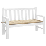 Vidaxl Garden Bench Poduszka 120x50x7 cm Oxford Fabric Beige