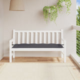 Vidaxl Garden Bench Pushion 150x50x7 cm Oxford stof Anthracite -farvet