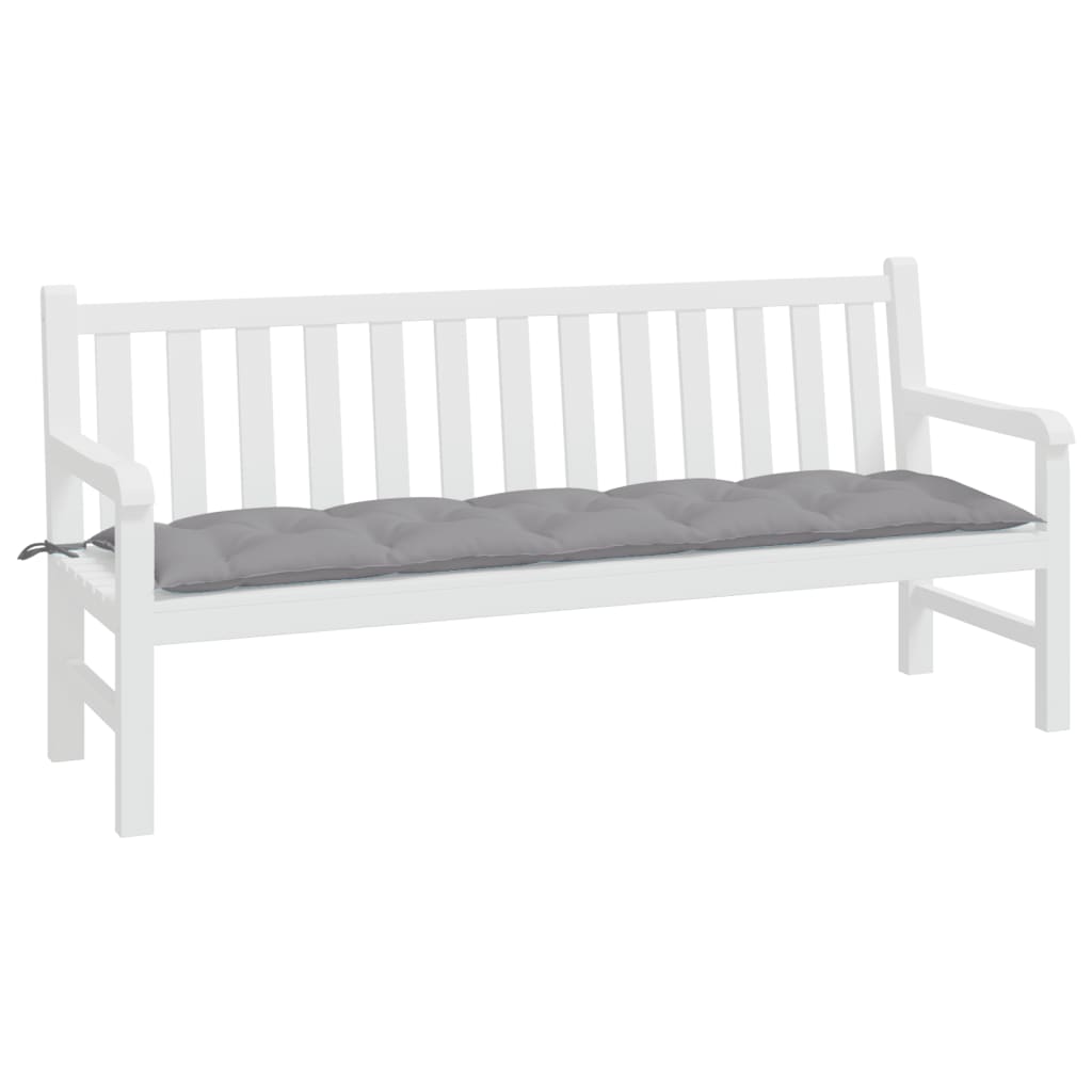 Vidaxl Garden Bench poduszka 180x50x7 cm Oxford Fabric Grey