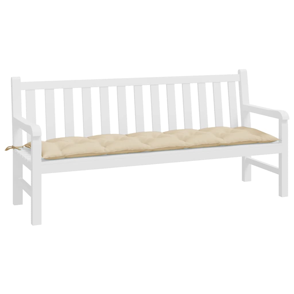 Vidaxl Garden Bench Cushion 180x50x7 cm Oxford Fabric Beige