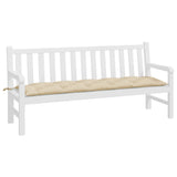 Vidaxl Garden Bench Cushion 180x50x7 cm Oxford Fabric Beige