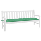 Vidaxl Garden Bench poduszka 180x50x7 cm Oxford Tkanina zielona