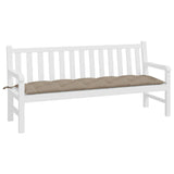 Vidaxl Garden Bench polštář 180x50x7 cm oxford tkanina taupe