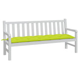 Vidaxl Garden Bench Cushion 180x50x7 cm tessuto Oxford Verde chiaro