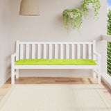 Vidaxl Garden Bench Cushion 180x50x7 cm tessuto Oxford Verde chiaro