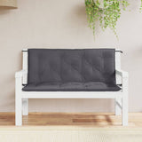 Vidaxl Garden Bench Cushion 120x (50+50) x7 cm Oxford Fabric Anthracite farget