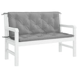 Vidaxl Garden Bench polštář 120x (50+50) x7 cm Oxfordská látka šedá