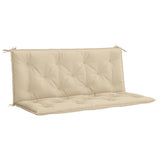 Vidaxl Garden Bench polštář 120x (50+50) x7 cm Oxfordská textilie Beige