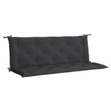 Vidaxl Garden Bench polštář 150x (50+50) x7 cm oxford textilie černá