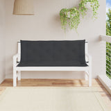 Vidaxl Garden Bench polštář 150x (50+50) x7 cm oxford textilie černá