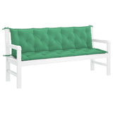 Vidaxl Garden Bench polštář 180x (50+50) x7 cm Oxfordská textilie zelená