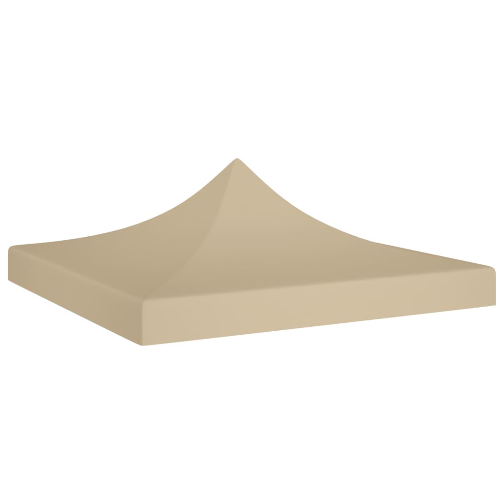 Techo de carpa de fiesta de Vidaxl 270 g m² 3x3 m beige