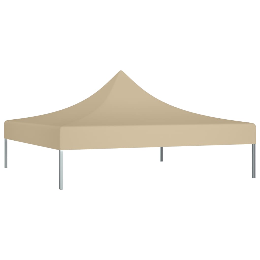 Techo de carpa de fiesta de Vidaxl 270 g m² 3x3 m beige