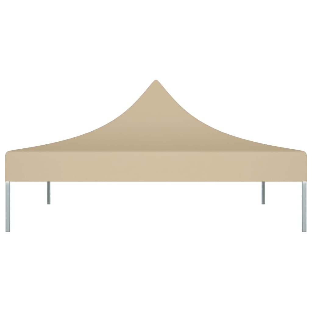 Techo de carpa de fiesta de Vidaxl 270 g m² 3x3 m beige