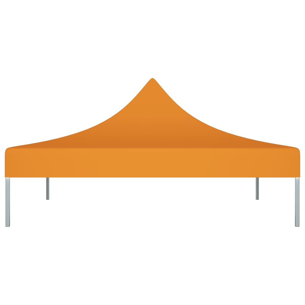 Techo de carpa de fiesta de Vidaxl 270 g m² 3x3 m naranja