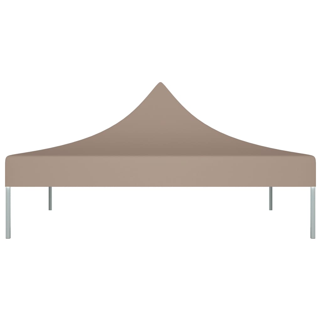 Techo de carpa de fiesta de Vidaxl 270 g m² 3x3 m taupe