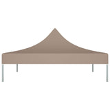 Techo de carpa de fiesta de Vidaxl 270 g m² 3x3 m taupe