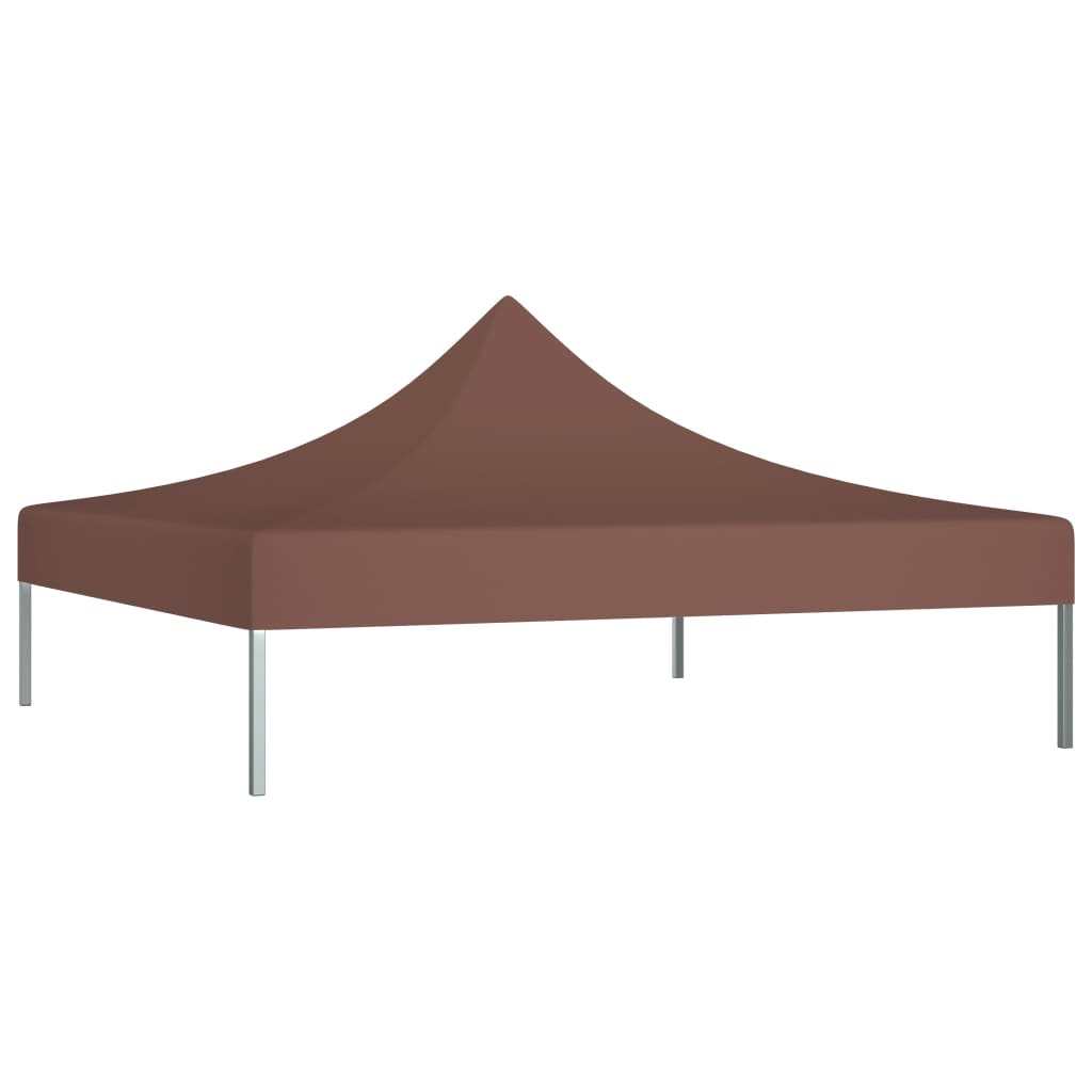 Techo de carpa de fiesta de Vidaxl 270 g m² 3x3 m marrón