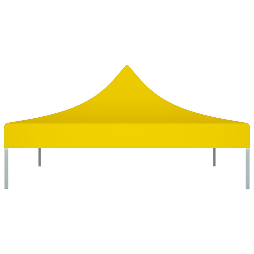 Techo de carpa de fiesta Vidaxl 270 g m² 3x3 m amarillo