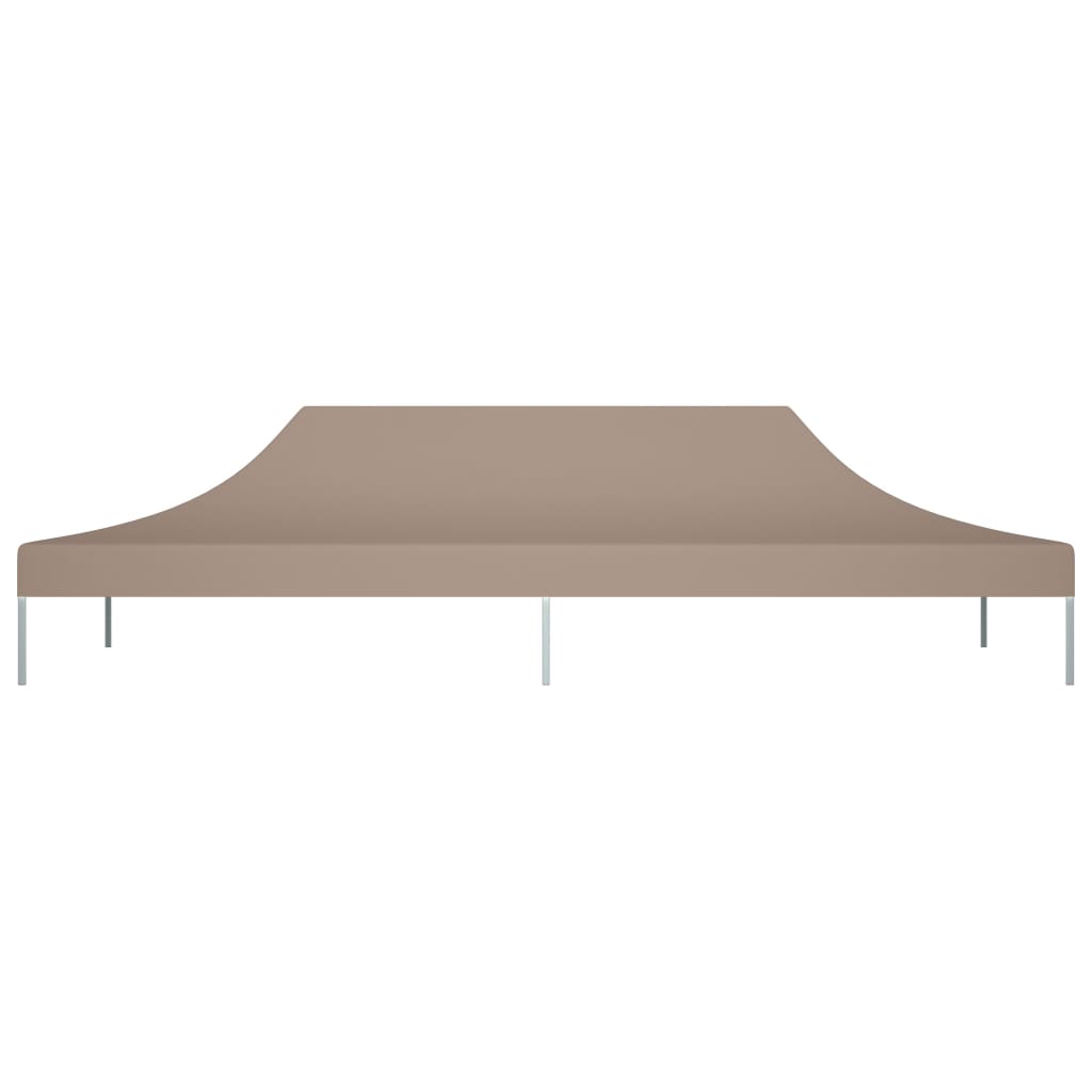 Techo de carpa de fiesta Vidaxl 270 g m² 6x3 m taupe