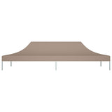 Techo de carpa de fiesta Vidaxl 270 g m² 6x3 m taupe