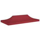 Techo de carpa de fiesta de Vidaxl 270 g m² 6x3 m Burdeos rojo