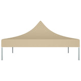 Techo de carpa de fiesta Vidaxl 270 g m² 2x2 m beige