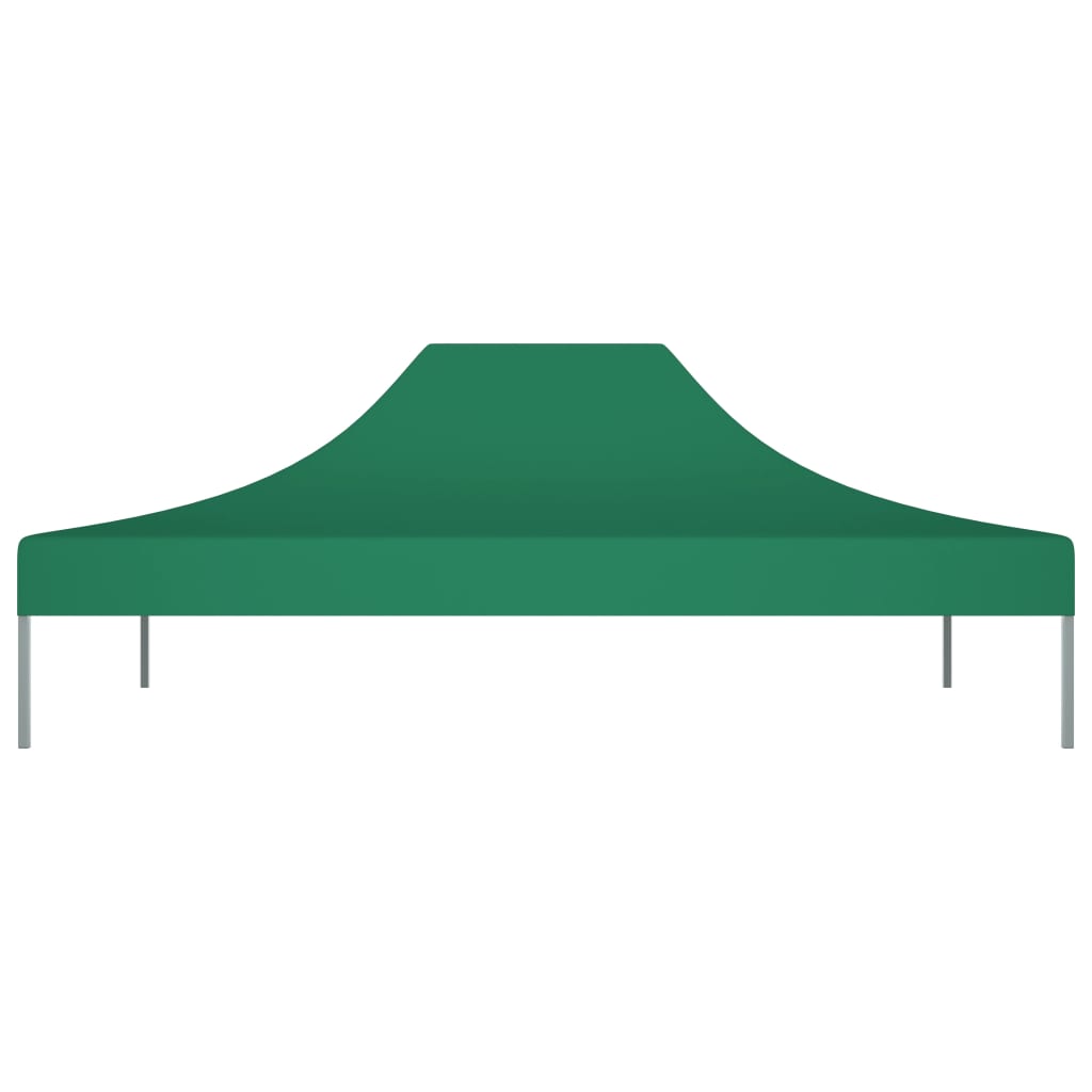 Techo de carpa de fiesta de Vidaxl 270 g m² 4x3 m verde