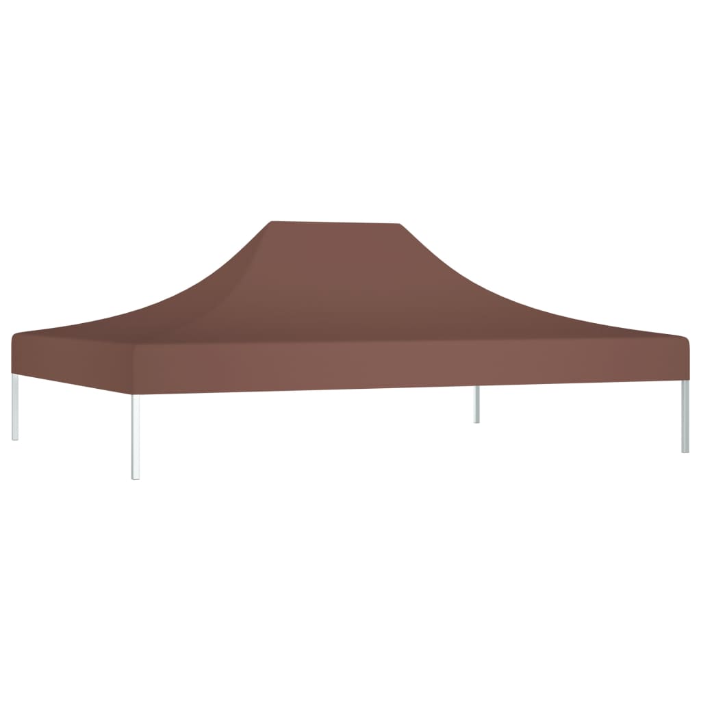 Techo de carpa de fiesta de Vidaxl 270 g m² 4x3 m marrón