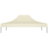 Techo de carpa de fiesta de Vidaxl 270 g m² 4.5x3 m Cream -Colored