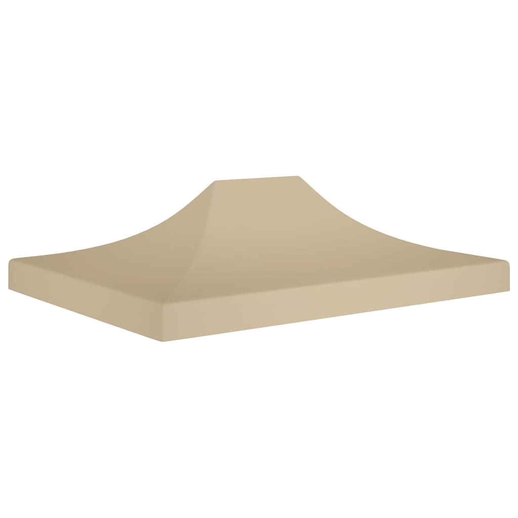 Techo de carpa de fiesta Vidaxl 270 g m² 4.5x3 m beige