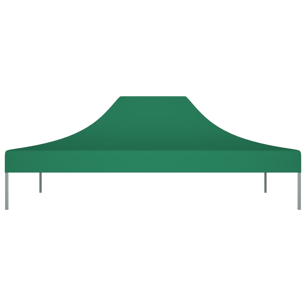 Techo de carpa de fiesta Vidaxl 270 g m² 4.5x3 m verde