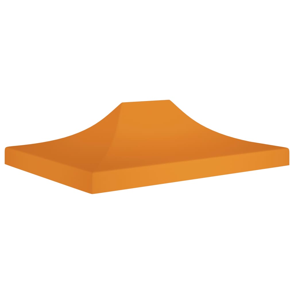 Techo de carpa de fiesta de Vidaxl 270 g m² 4.5x3 m naranja