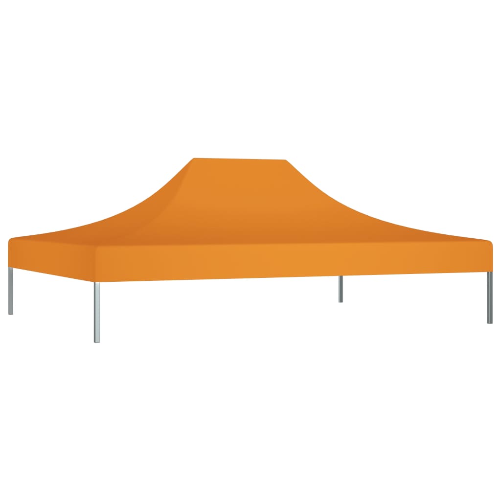 Techo de carpa de fiesta de Vidaxl 270 g m² 4.5x3 m naranja