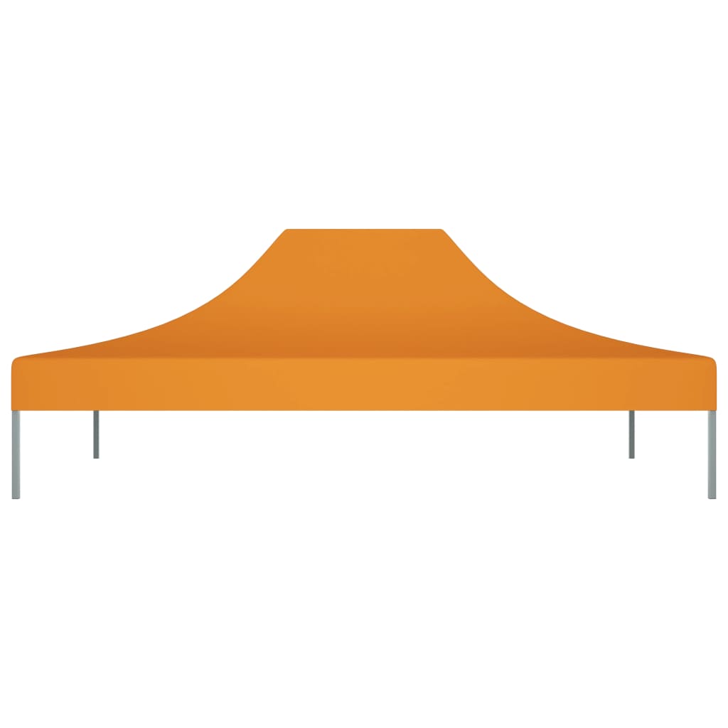 Techo de carpa de fiesta de Vidaxl 270 g m² 4.5x3 m naranja