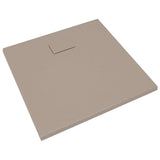 Vidaxl shower tray 90x80 cm SMC Brown