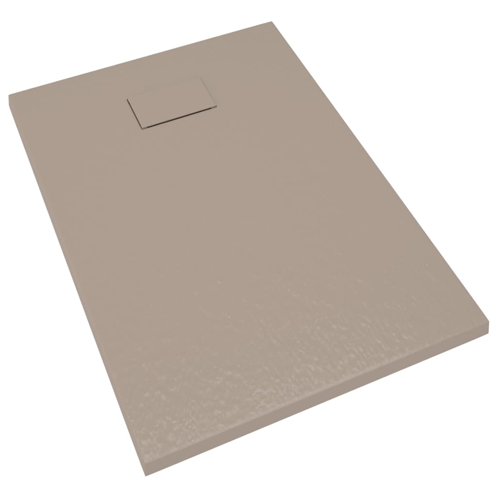 Vidaxl shower tray 100x70 cm SMC Brown