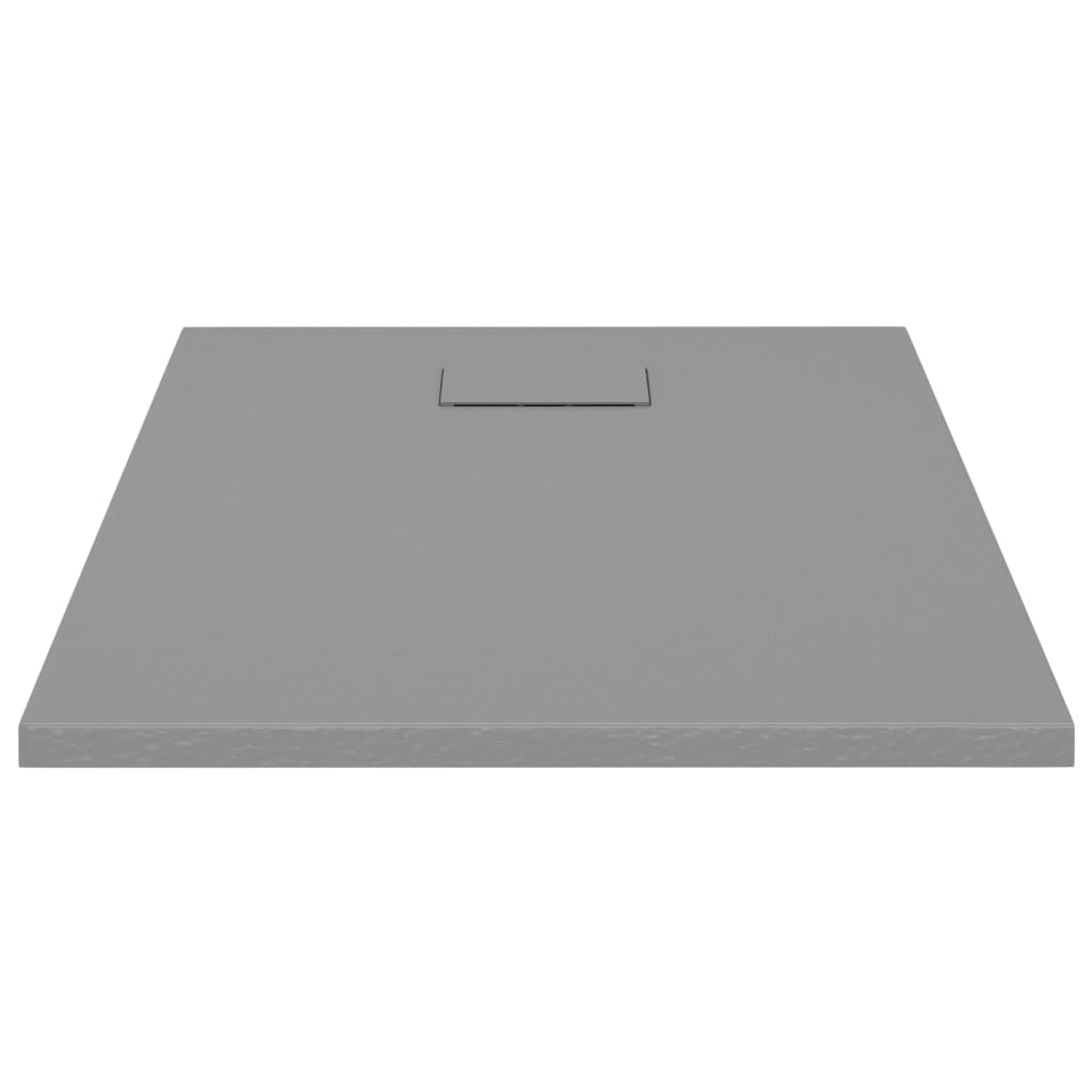 Vidaxl Shower Tray 90x70 cm SMC Grey