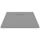 Vidaxl Shower Tray 90x70 cm SMC Grey