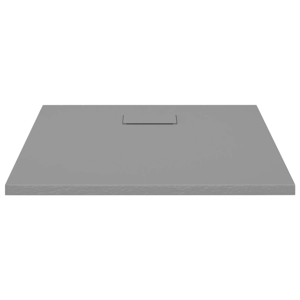 Bac de douche Vidaxl 90x90 cm SMC Gray