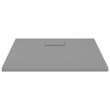 Bac de douche Vidaxl 90x90 cm SMC Gray