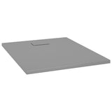 Vidaxl Doccia vassoio 100x80 cm SMC grigio